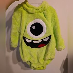 Green Monster Eye Baby Onesie